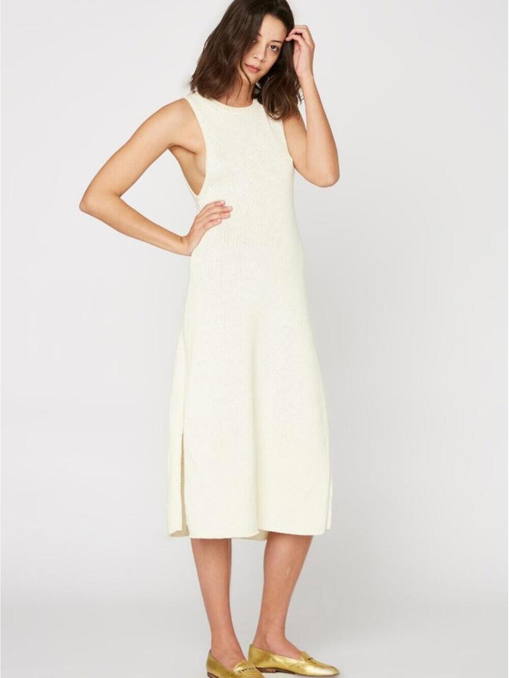 Lacausa Opal Hand Knit Dress - BLACK